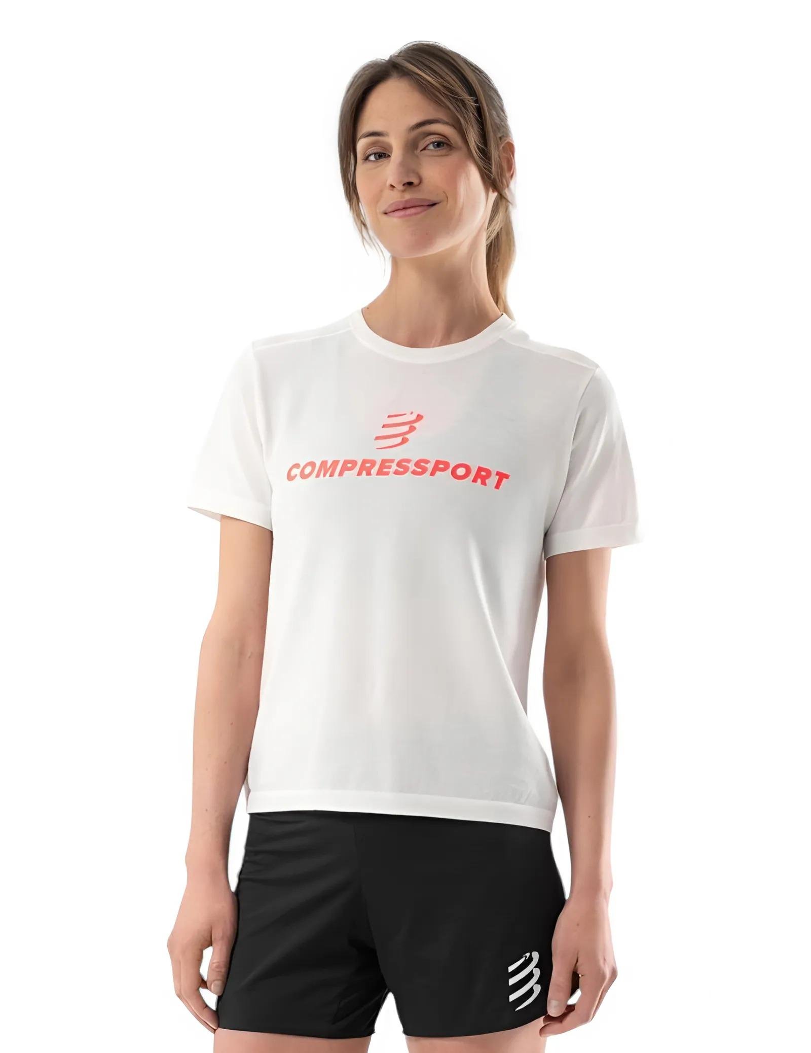 Футболка женская спортивная Compressport ATSW5550052S Podium SS Tshirt S Sugar (26712411)