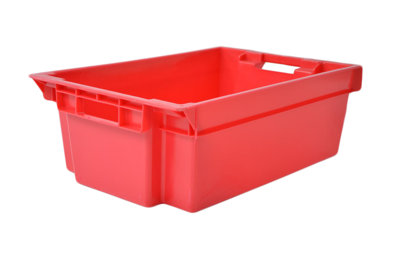 Ящик пластиковий N6420-1020 тип 1 600х400х200 мм Червоний (N6420-1020/1)