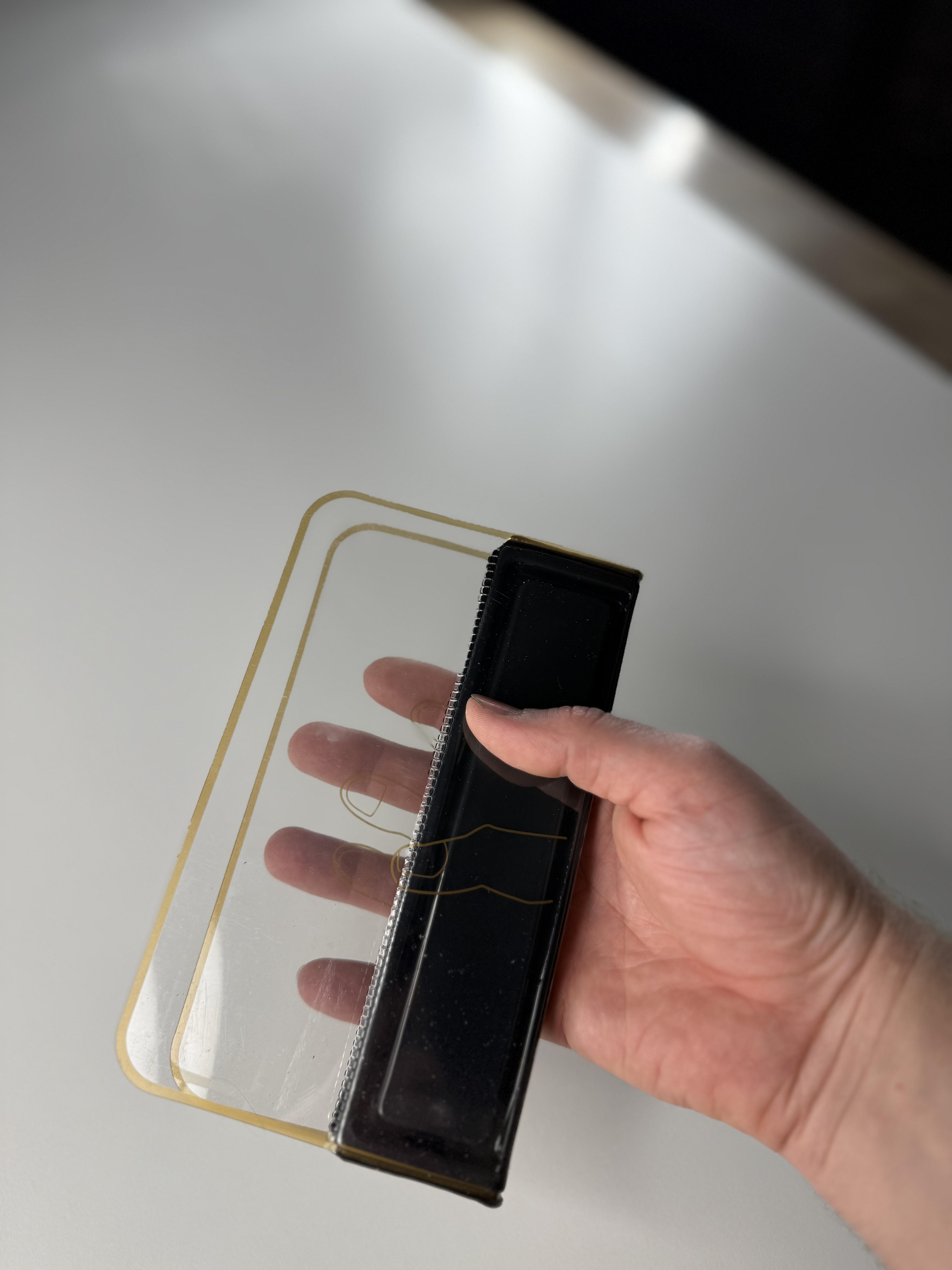 Шпатель для структуры Жабка с двойной лопаткой 17х10 см (DFT1710) - фото 2 Шпатель для структуры Жабка с двойной лопаткой 17х10 см (DFT1710) - фото 2