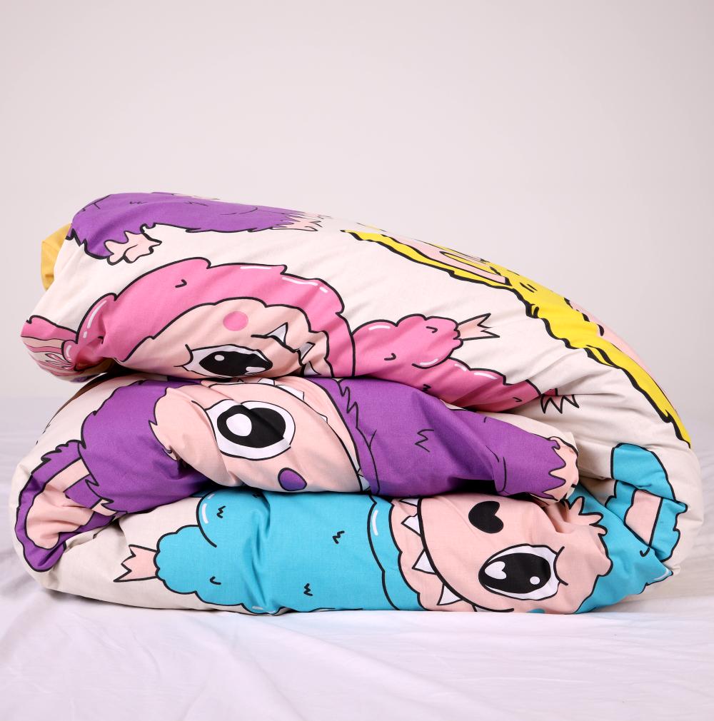 Комплект постільної білизни PaniPava Yellow Labubu бязь 155х215 см (10100833) - фото 4