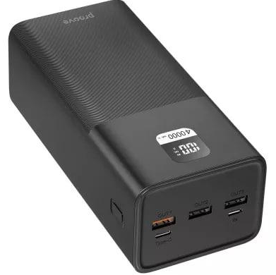 Повербанк для ноутбука Proove Giant 40000 mAh 100W 5 A зі швидкою зарядкою Black (000401) - фото 5