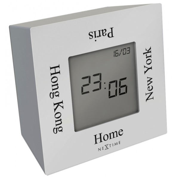 Часы настольные Turn4time 7,4х7,4 см Белый