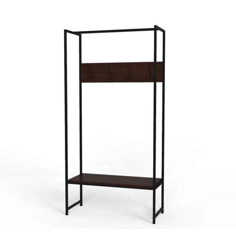 Вешалка модульная напольная Ferrum-decor Трелис 12 ДСП 16 мм 180x90x38 см Черный/Венге (FRD-105519)