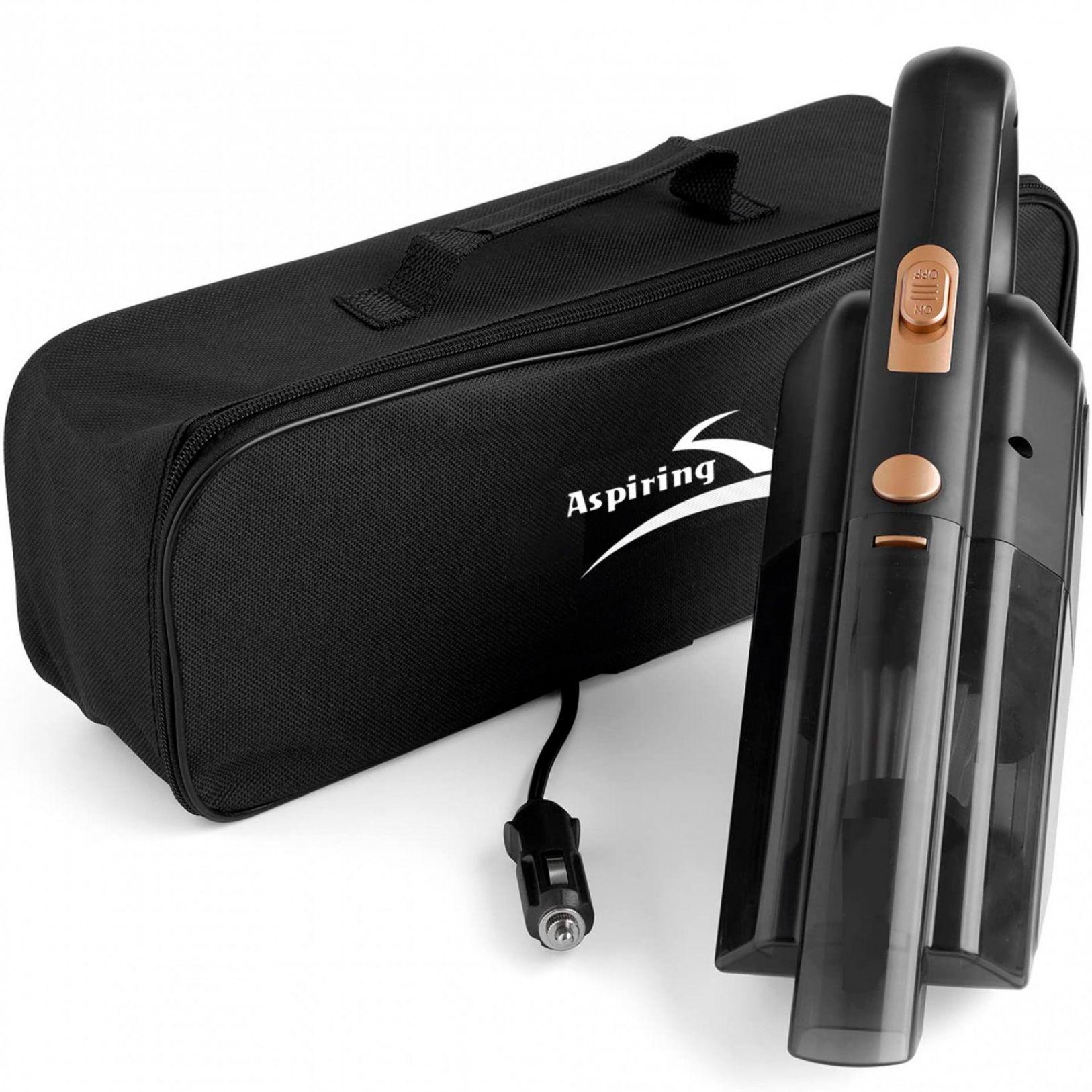 Пылесос автомобильный портативный Aspiring Dust 3 7000Pa 120 Вт Black (DT.7000) - фото 3 Пылесос автомобильный портативный Aspiring Dust 3 7000Pa 120 Вт Black (DT.7000) - фото 3