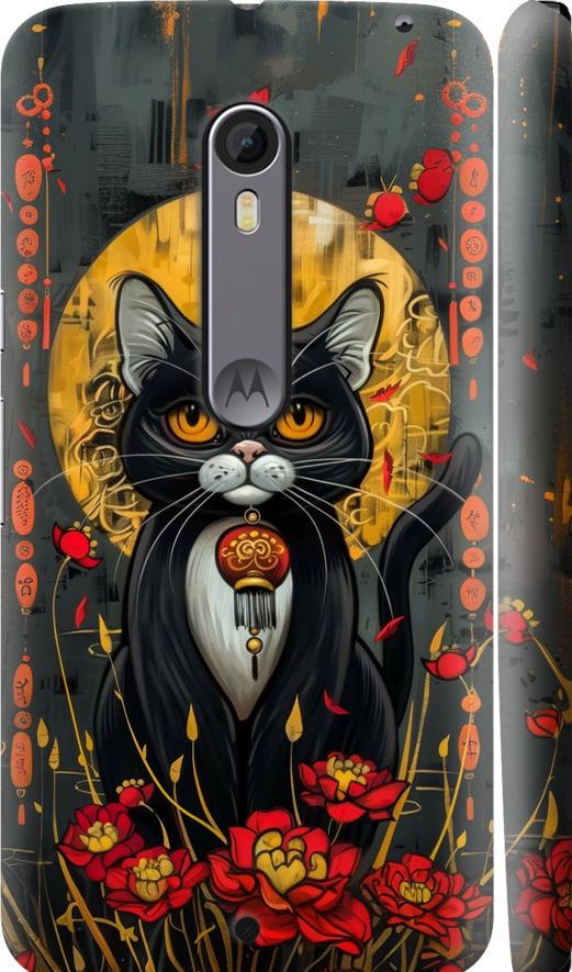 Чехол на Motorola Moto X Style China Cat (6134c-455-42517) Чехол на Motorola Moto X Style China Cat (6134c-455-42517)