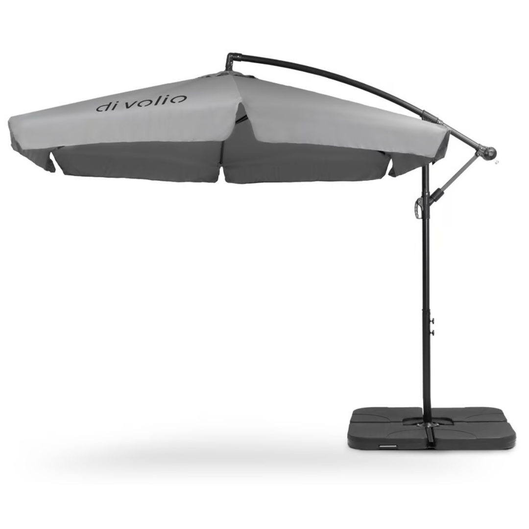 Зонтик садовый Di Volio EMPOLI 350 см и основа садового зонтика Серый (1631) - фото 4