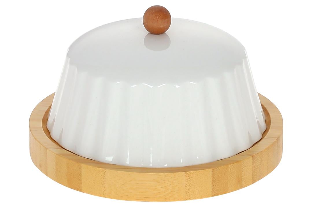 Десертная бамбуковая доска для пирожных BonaDi 17 см (289-392)