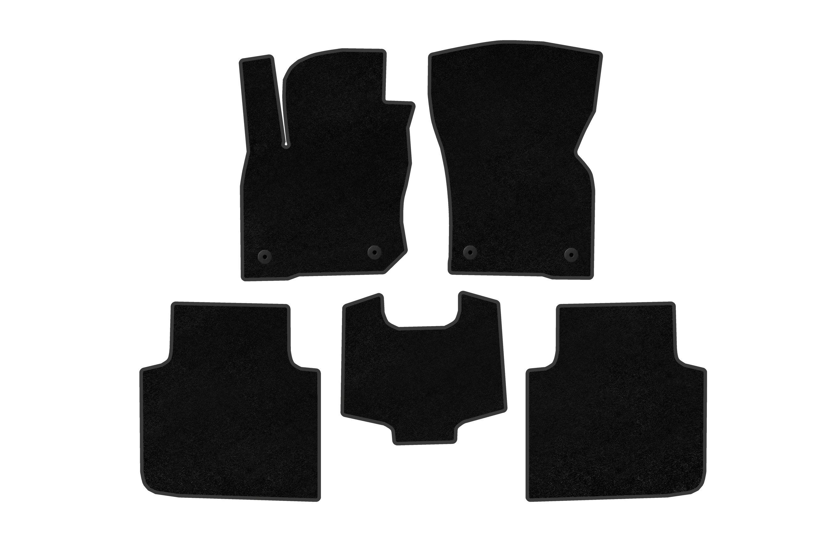 Коврики автомобильные Digital Designs Premium для Skoda Kodiaq 2023- гг. ткань Черный (184993)