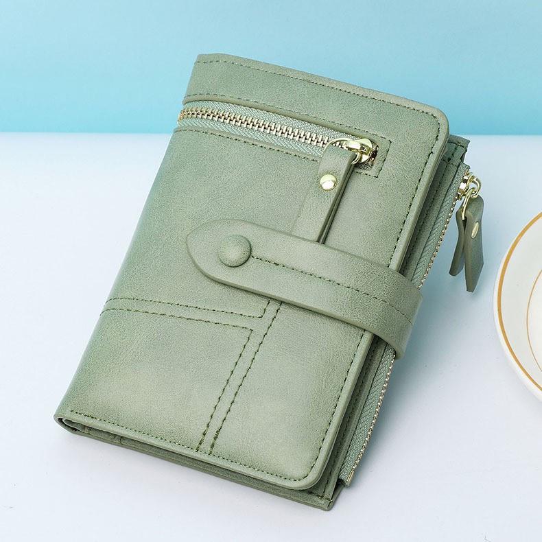 Кошелек женский 10101 складной кожаный Мятный (A_10101) Кошелек женский 10101 складной кожаный Мятный (A_10101)