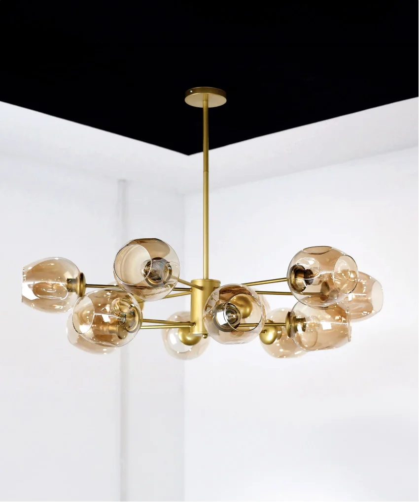 Підвісний світильник SOLEDESIGN Blossom Big E27 40W Золотий (SDLC-00086)