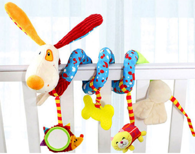 Игрушка спираль развивающая музыкальная мягкая 032-28A Песик Игрушка спираль развивающая музыкальная мягкая 032-28A Песик