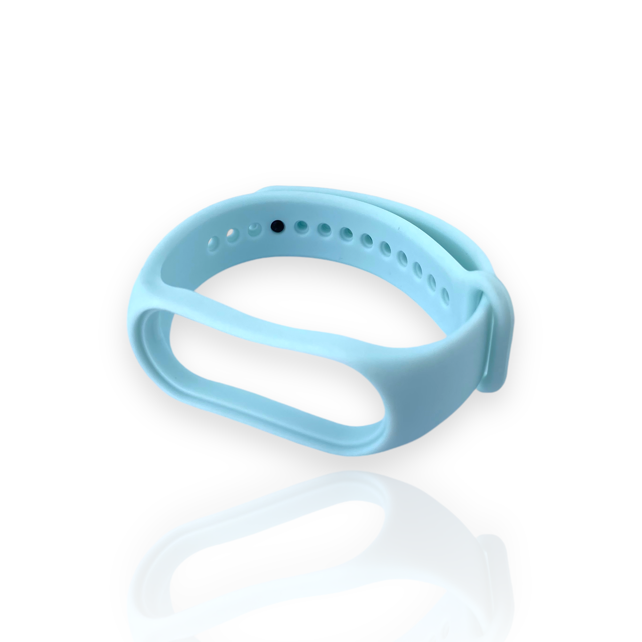 Ремешок силиконовый для Xiaomi Mi Band 5/6/7 MRK Пастельно-голубой