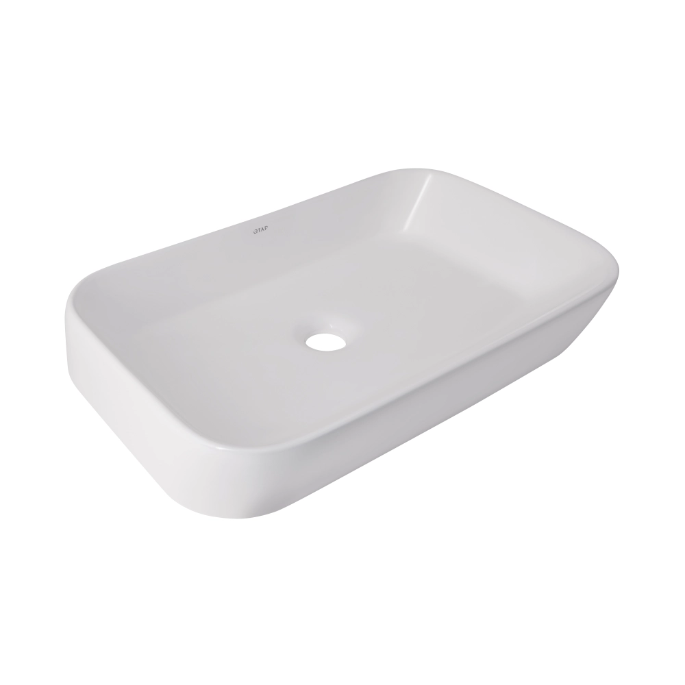 Раковина накладная Qtap Scorpio 550х390х120 мм прямоугольная (46770)