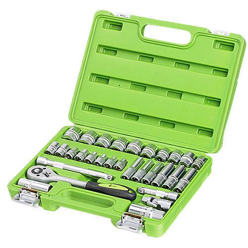 Набір головок Alloid 3/8" 30 пр. 6-24 мм (00000055518)