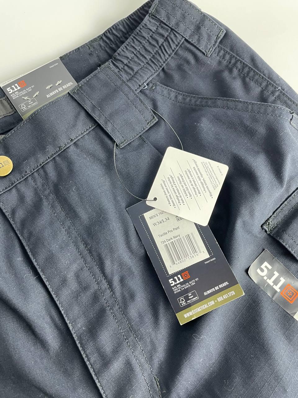 Штани чоловічі 5.11 Tactical Taclite Pro Pants р. 34х34 Dark Navy - фото 5