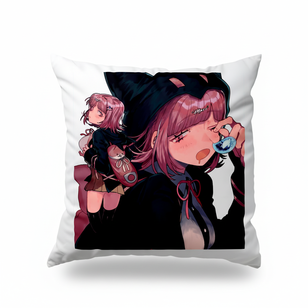 Декоративна подушка Chiaki Nanami Danganronpa 35x35 см (11737)