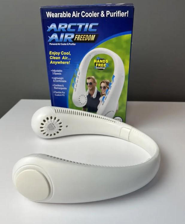 Вентилятор на шию Arctic Air з акумулятором 2000 mAh Білий (2104618614) - фото 13 Вентилятор на шию Arctic Air з акумулятором 2000 mAh Білий (2104618614) - фото 13