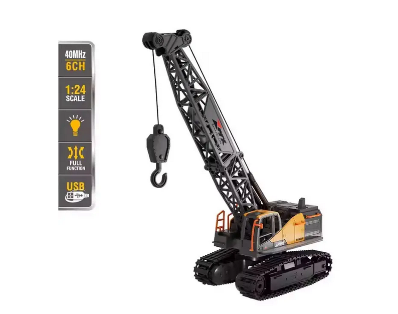 Кран гусеничний підіймальний на радіокеруванні з керованою стрілою й підсвічуванням - фото 6 Кран гусеничний підіймальний на радіокеруванні з керованою стрілою й підсвічуванням - фото 6