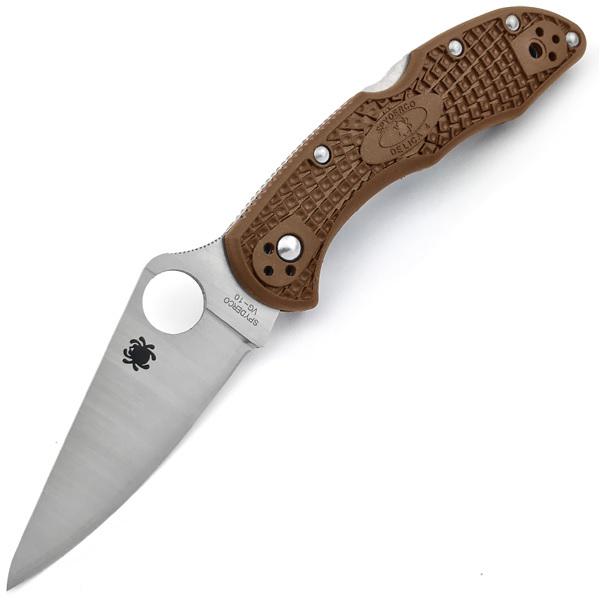 Туристический нож Spyderco Delica 4 Коричневый (715/2) - фото 3