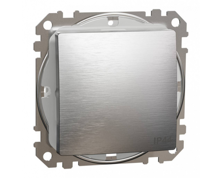 Выключатель одноклавишный Schneider Electric Sedna Design&Element Schneider Electric Sedna Design&Element Алюминиевый (SDD270106)
