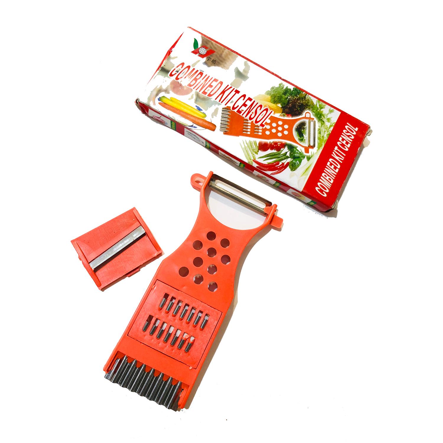 Овощечистка Kitchen Master с многофункциональной терка с насадками 5в1 (1825343445)