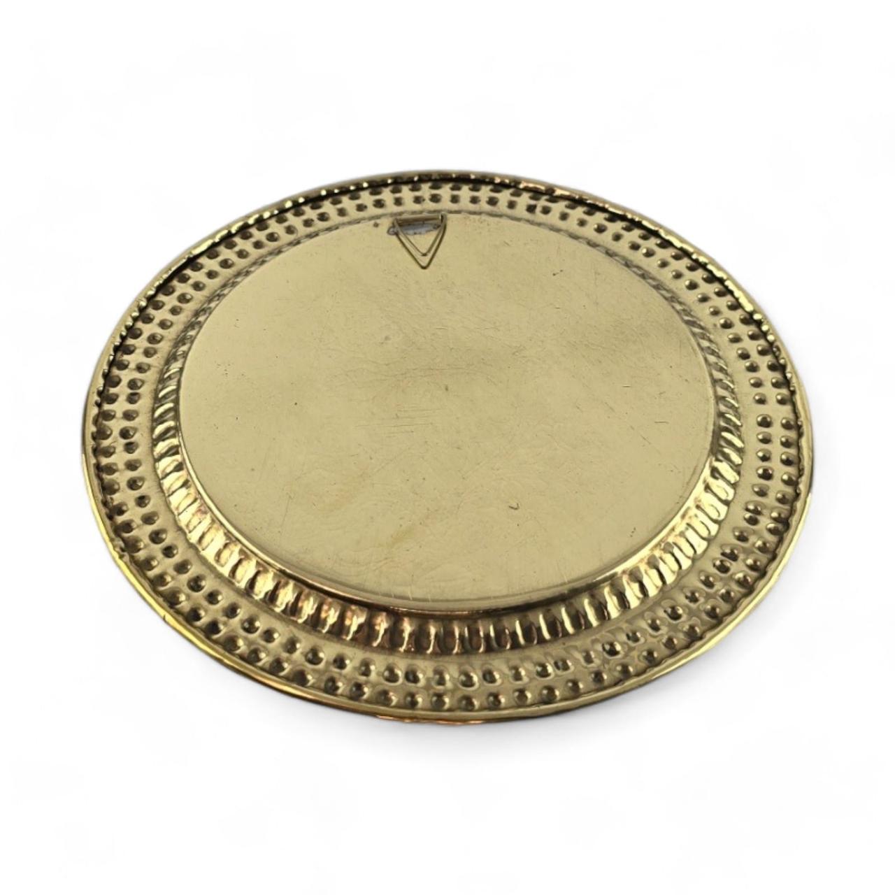 Тарілка настінна d-18,5/h-0,7 см Бронзовий (35215A) - фото 3 Тарілка настінна d-18,5/h-0,7 см Бронзовий (35215A) - фото 3