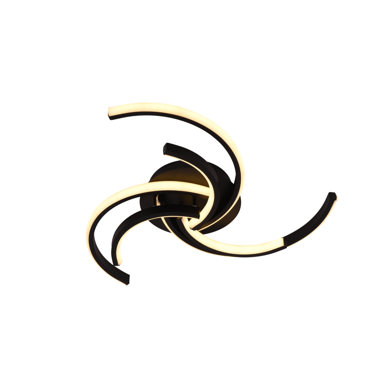 Люстра потолочная светодиодная акриловая Lighthouse SRS-19833 BK Черный