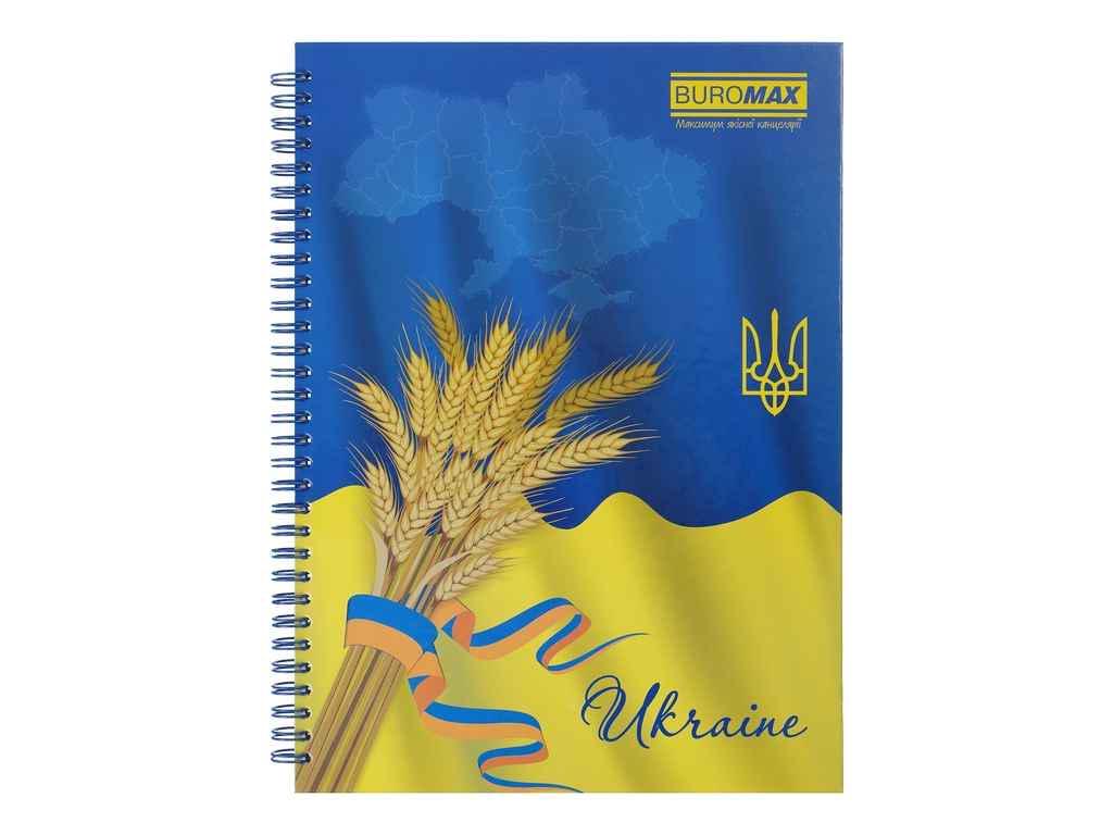 Тетрадь Buromax на пружинке А4 96 л. клетка (899911)