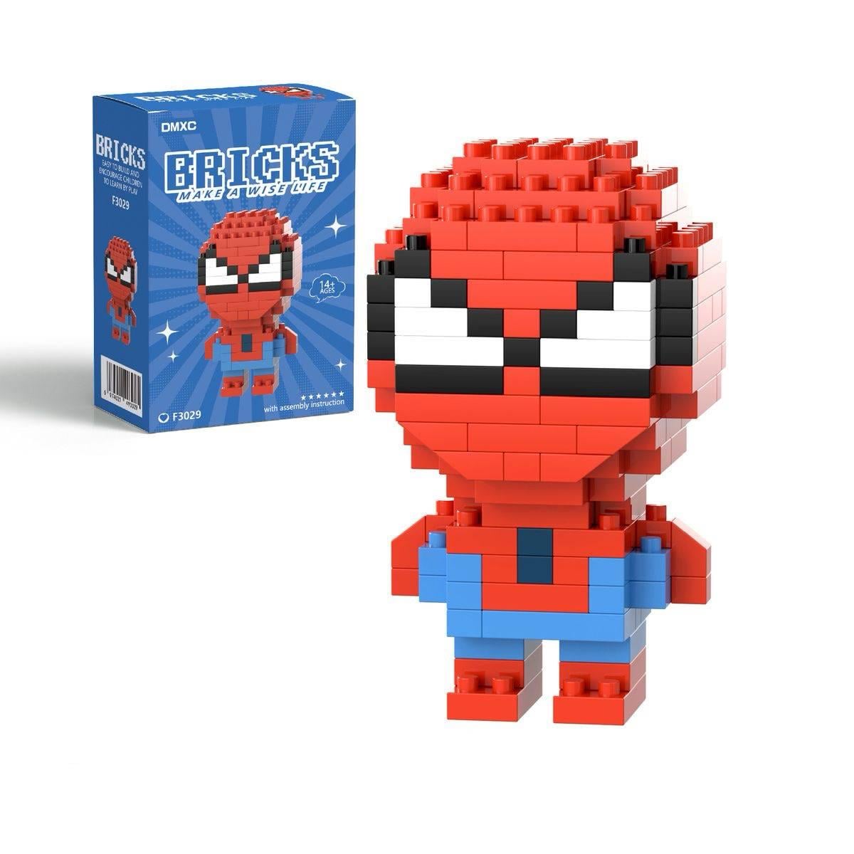 Мини-конструктор 3D Bricks Marvel Марвел: Коллекционная фигурка Человек-Паук Spider-Man (2983824425)