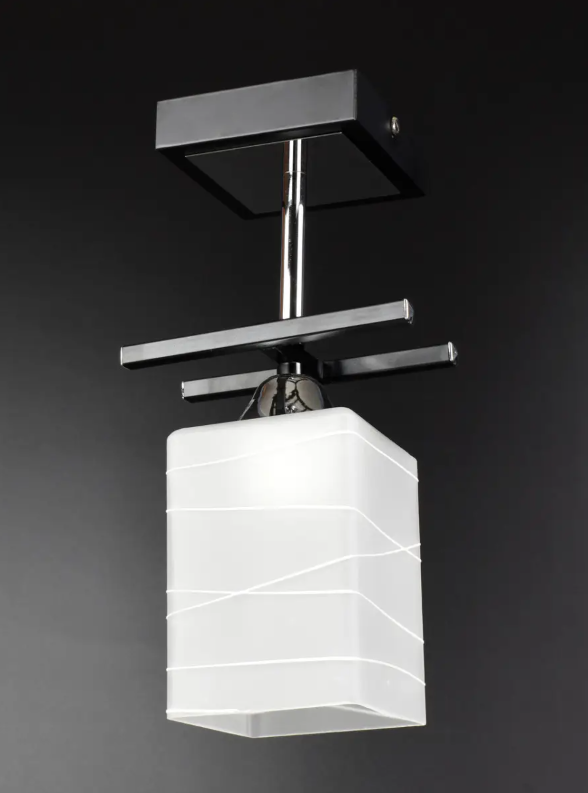 Люстра потолочная на 1 лампочку 50611/1-bk Черный (NA005126)