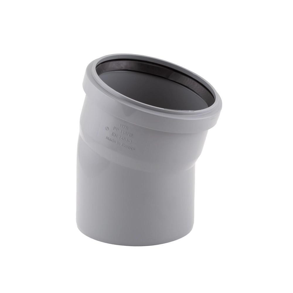 Колено канализационное TA Sewage PPR 110х110 мм 15° (00034412)