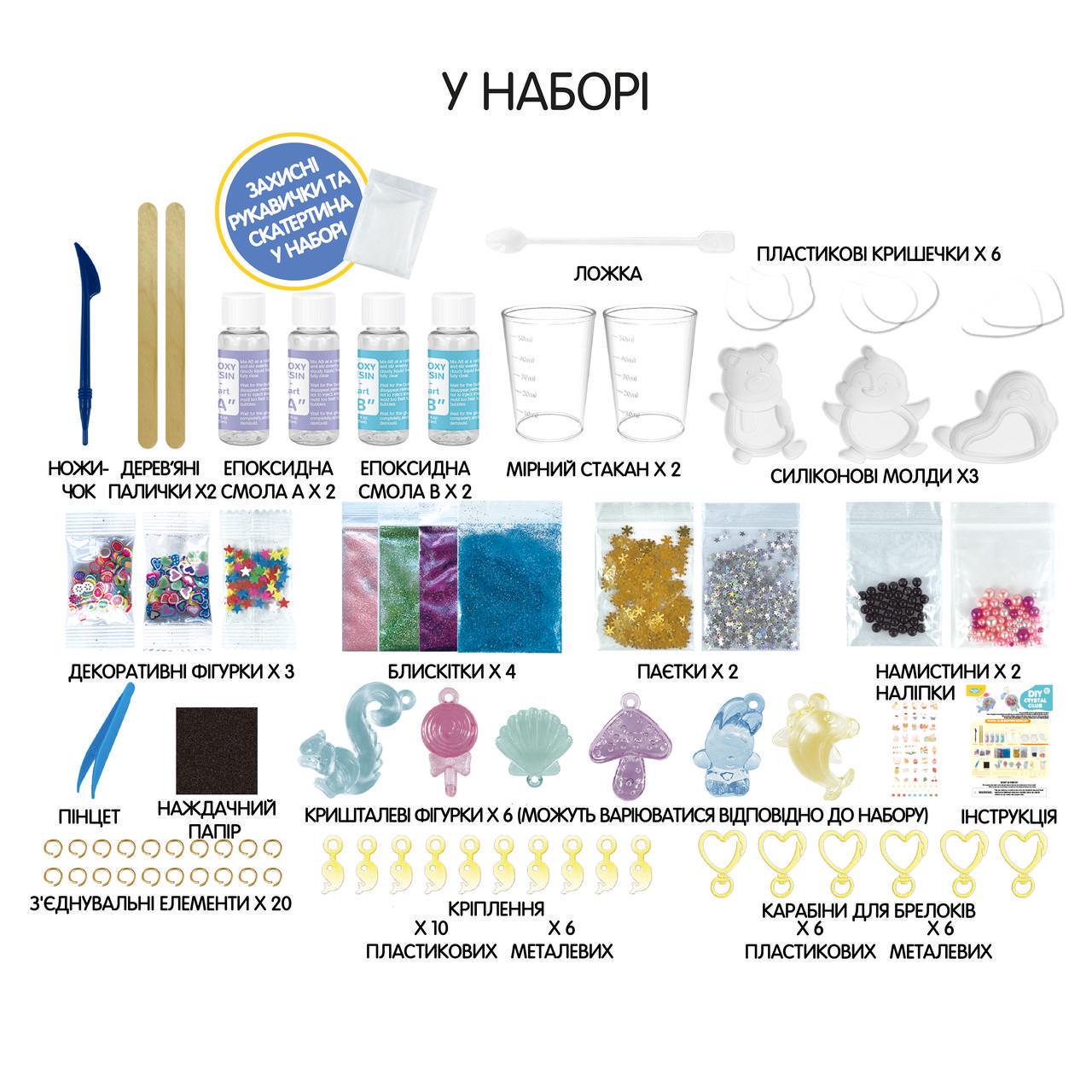 Набір для творчості Kegao Полярні звірята з епоксидною смолою 3 форми - фото 3 Набір для творчості Kegao Полярні звірята з епоксидною смолою 3 форми - фото 3