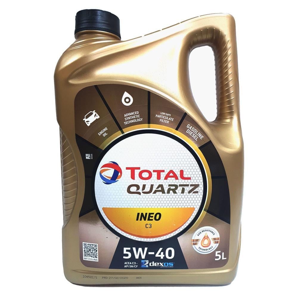 Моторное масло Total Quartz INEO C3 5W-40 5 л (213103)