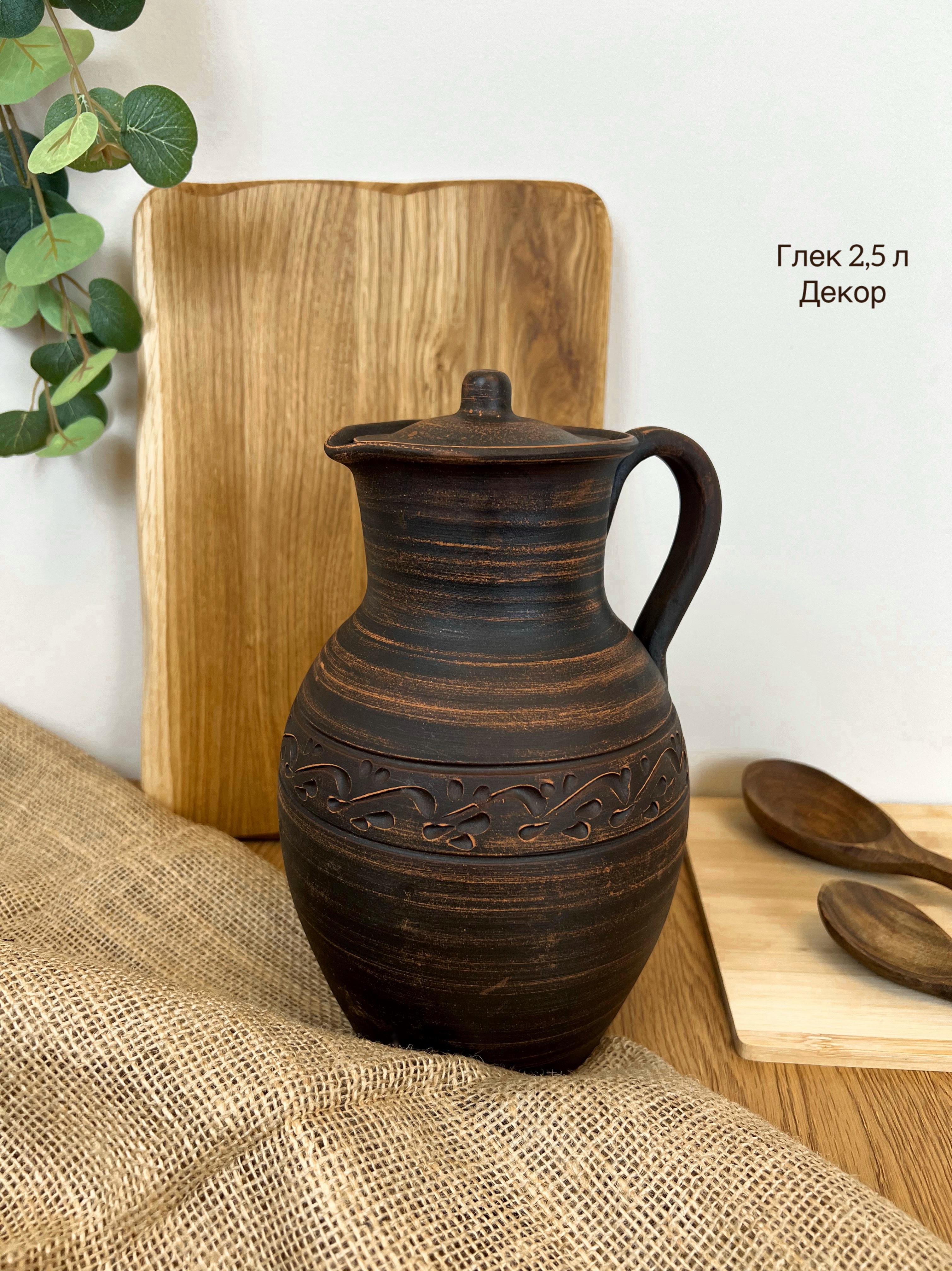 Набор керамической глиняной посуды Рождественский Двенадцать блюд большой декор (3129-4) - фото 10