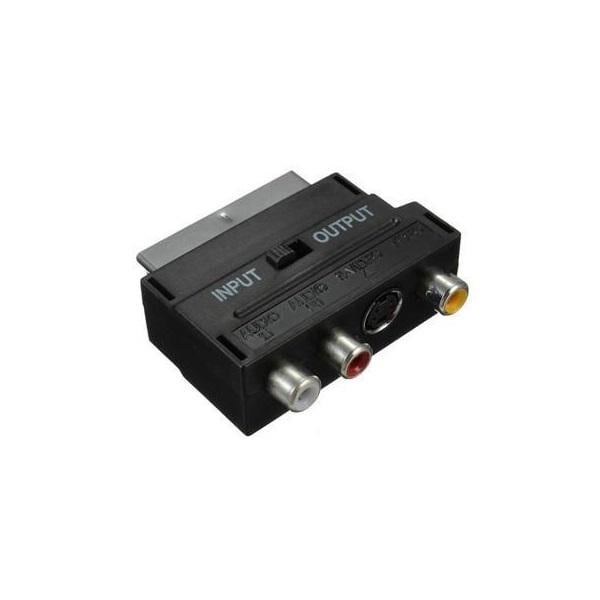 Переходник RGB Scart - композитный 3 RCA + S-Video (776)