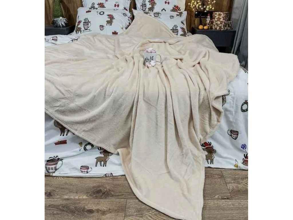 Плед Lelit 150x200 см велсофт Бежевый (1101604)