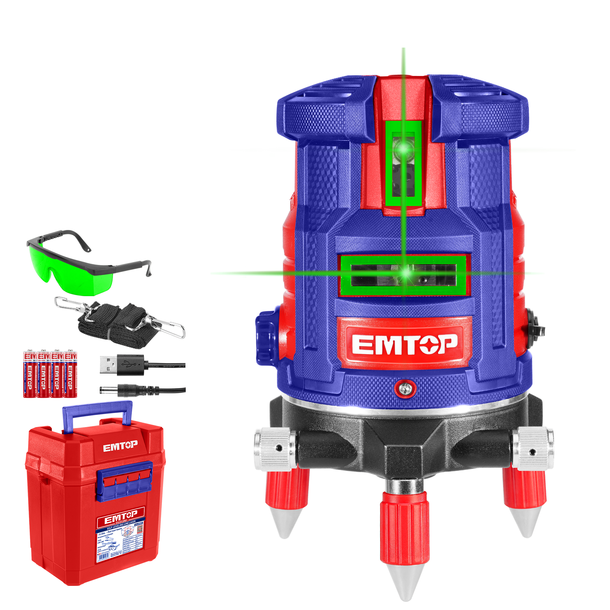 Лазерний нівелір EMTOP ESLE53003