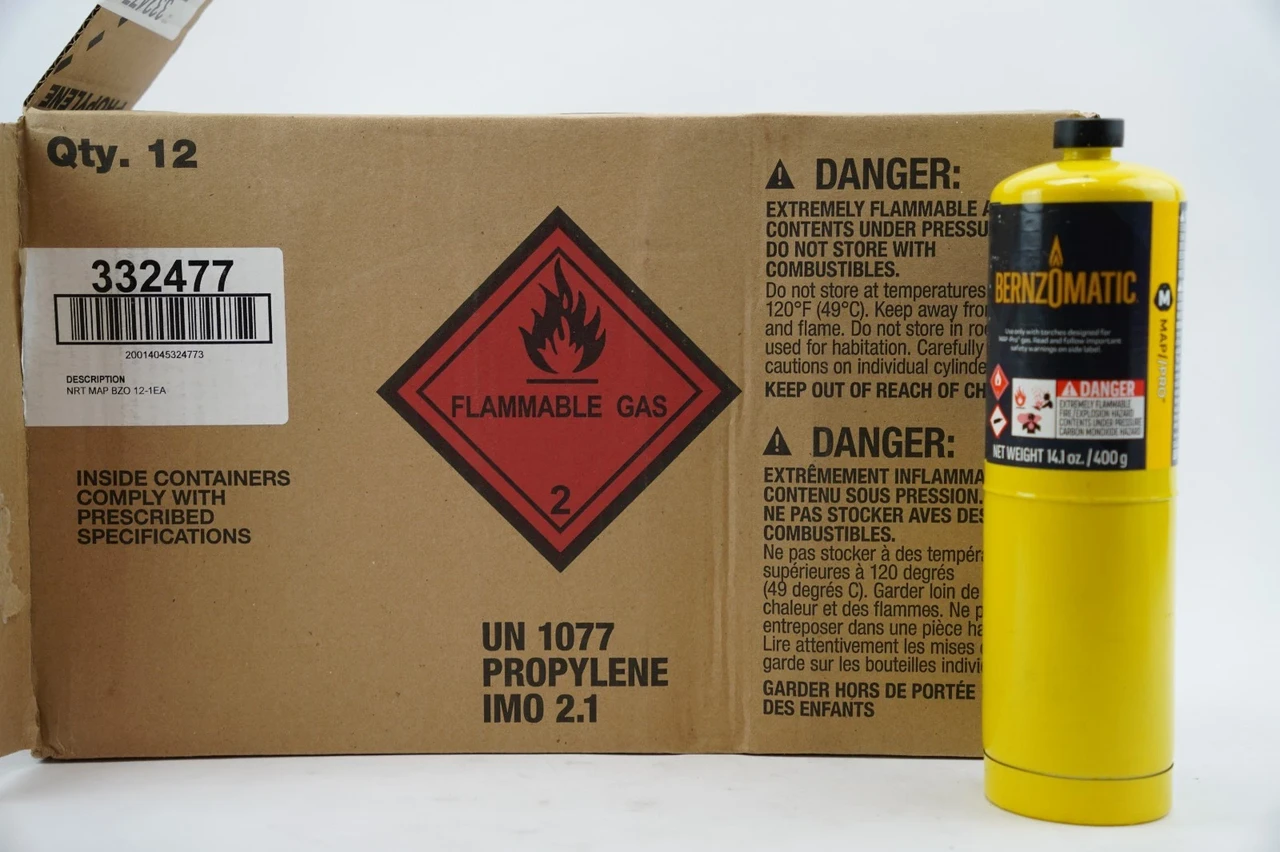 Балон газу Bernzomatic MAPP 400 г (ІНГП/МАПП/ГАЗ) - фото 2 Балон газу Bernzomatic MAPP 400 г (ІНГП/МАПП/ГАЗ) - фото 2