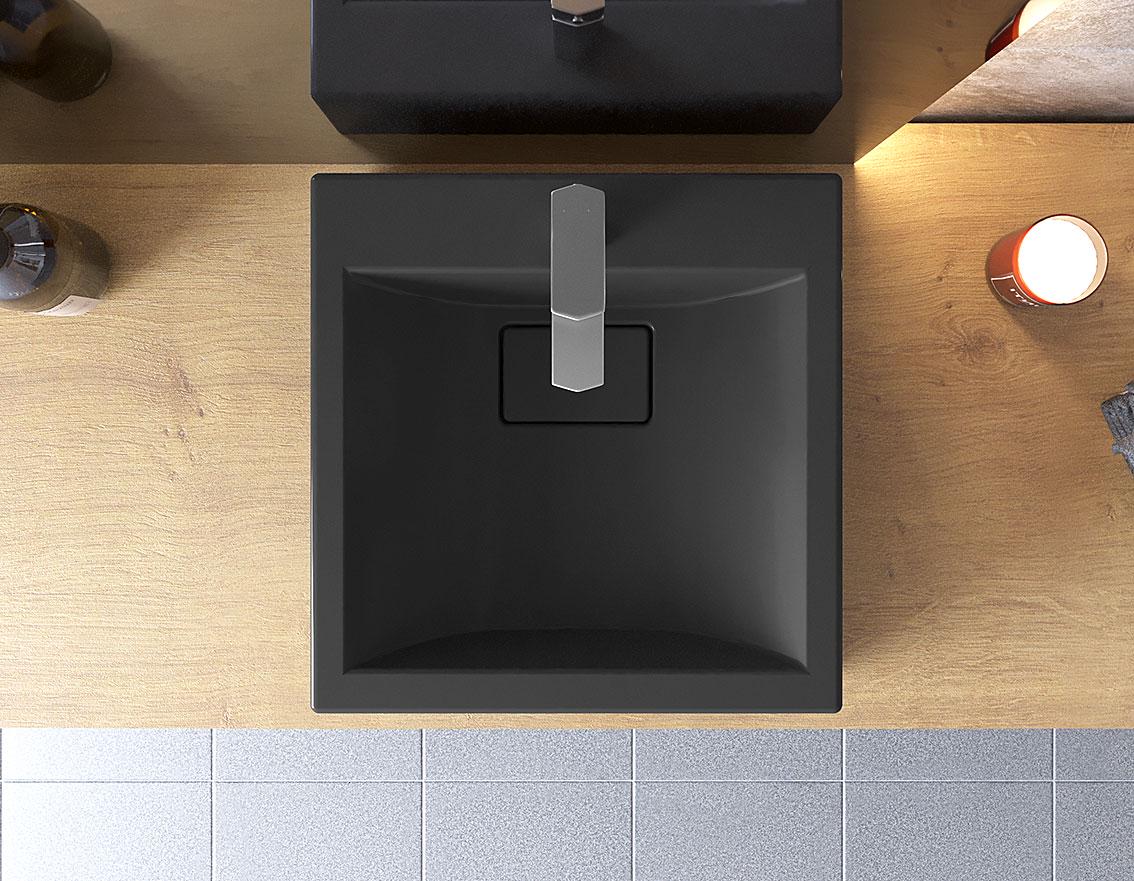 Умывальник накладной Status Neil 40 Black (33355826)