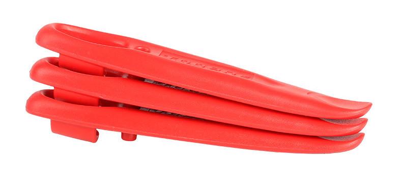 Лопатки бортировочні для монтажу велопокришок пластик 3 шт. Червоний - фото 3 Лопатки бортировочні для монтажу велопокришок пластик 3 шт. Червоний - фото 3