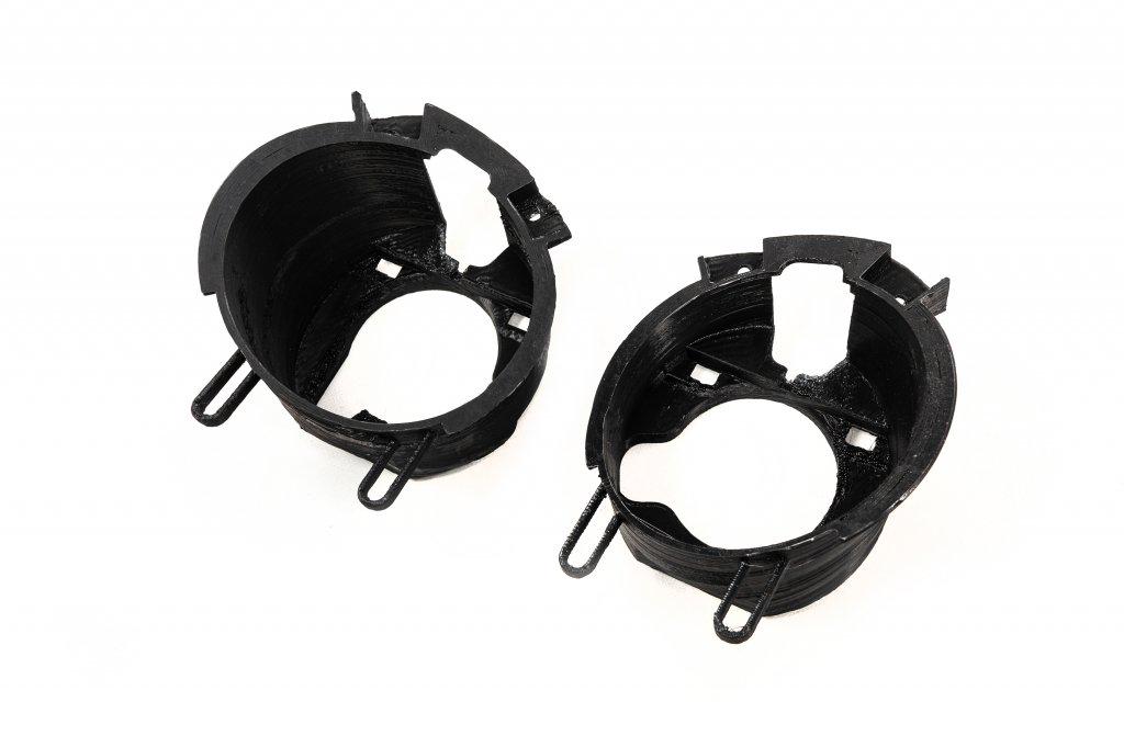 Кронштейны под противотуманки GPlast для Nissan Primastar 2002-2014 гг. abs-пластик Черный