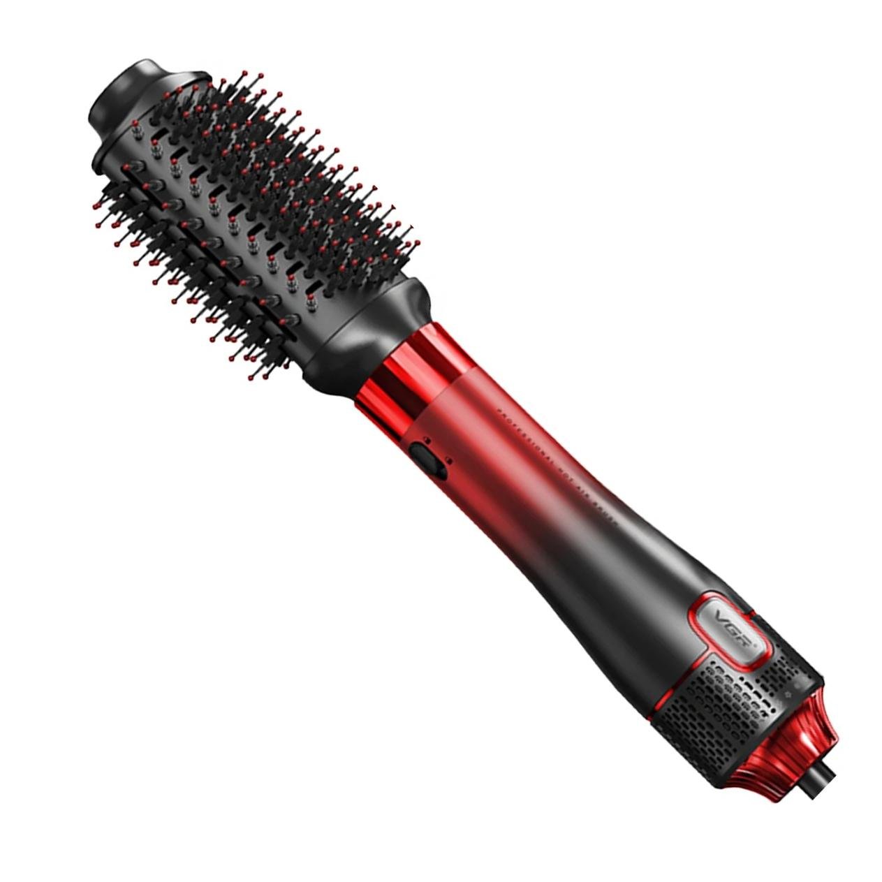 Фен-щетка VGR V-484 4 насадки 2 режима для укладки Красный (623583)