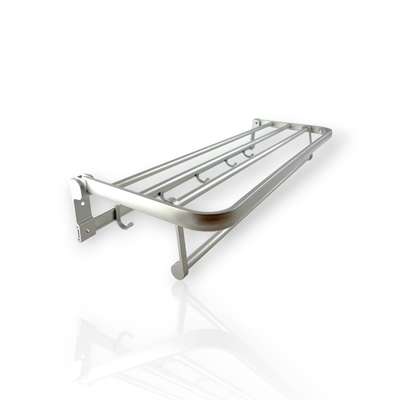 Полка для полотенец Ermo алюминий 60х21х9 см