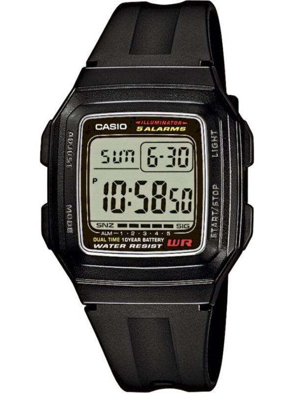 Наручний годинник чоловічий Casio F-201WA-1AEF (451985)