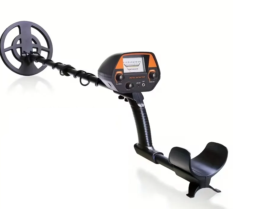 Металлоискатель GTX5030 LCD до 1 м с 2 аккумуляторами Крона Черно-оранжевый