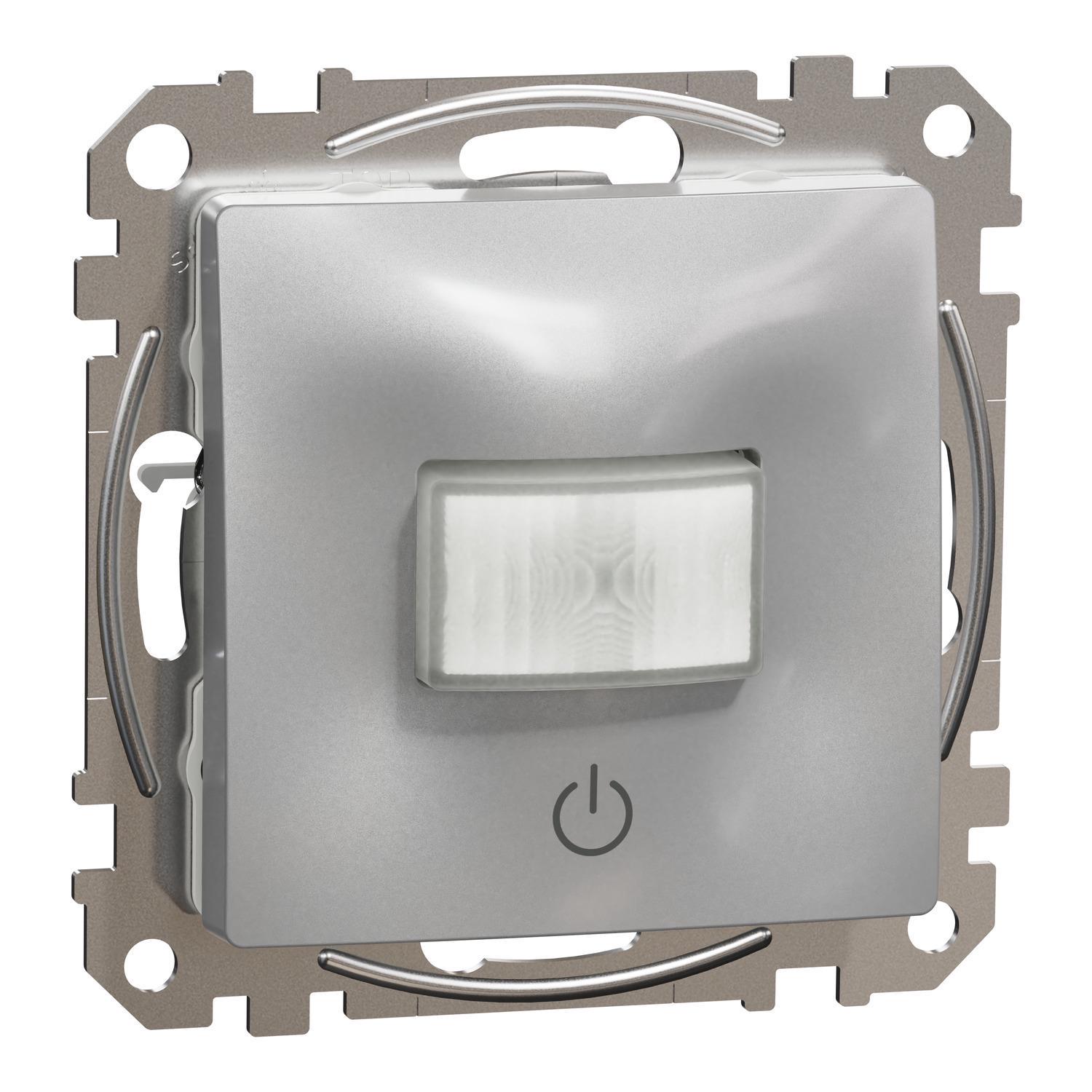 Датчик движения с выключателем Schneider Electric SDD113504 Sedna Design 10A Алюминий (00000026173)