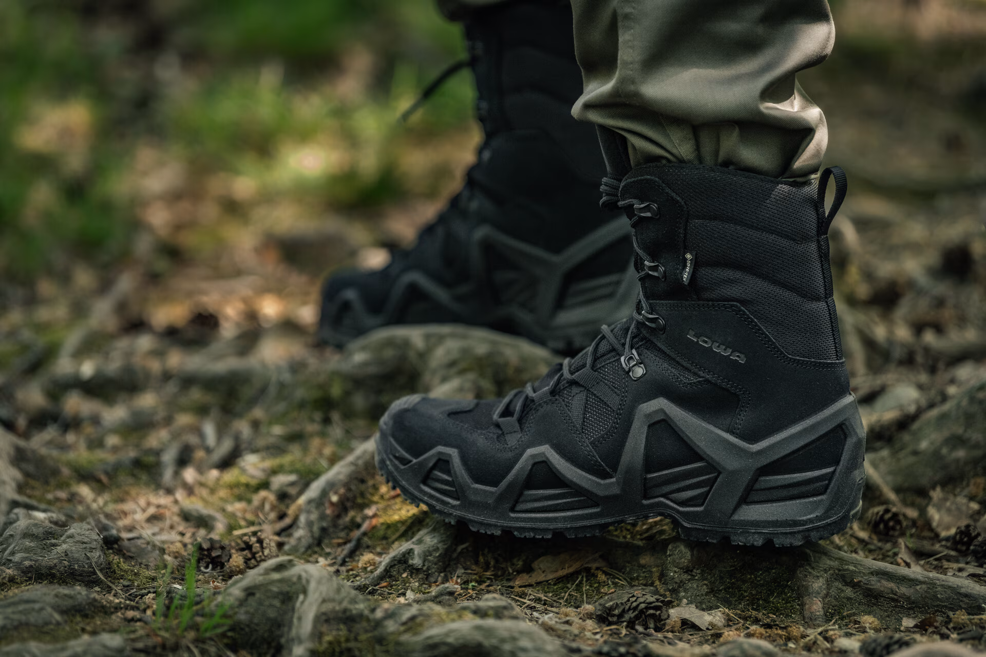 Берці тактичні Lowa Zephyr HI MK2 Gore-Tex® MID TF р. 41,5 Чорний (532414203) - фото 13