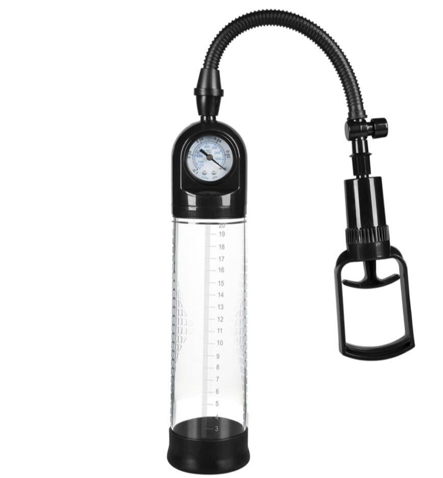 Помпа вакуумная Powerpump MASTER с манометром 32 см Black/Clear (36947574)