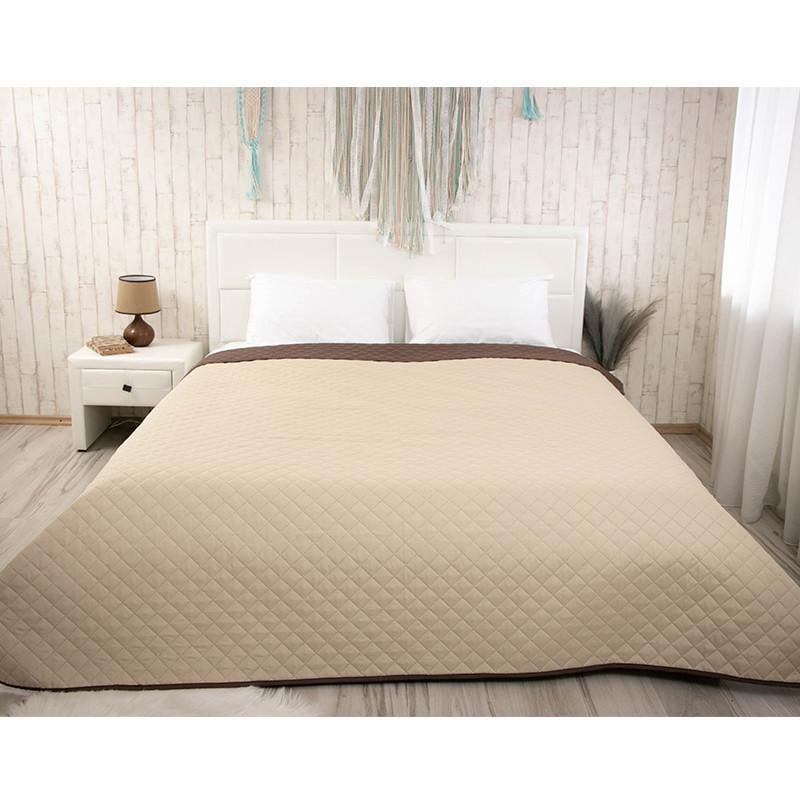 Покривало двостороннє Руно Барселона 150x212 см Шоколадний/Молочний (28092393) - фото 2 Покривало двостороннє Руно Барселона 150x212 см Шоколадний/Молочний (28092393) - фото 2