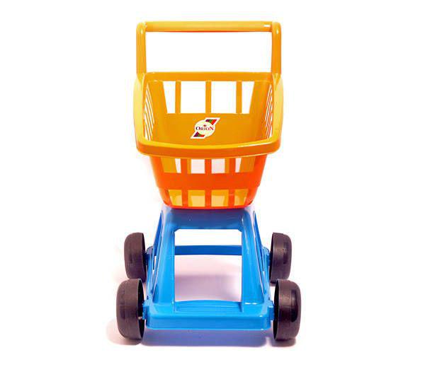 Дитячий візок для супермаркету Помаранчевий (27200) - фото 4 Дитячий візок для супермаркету Помаранчевий (27200) - фото 4